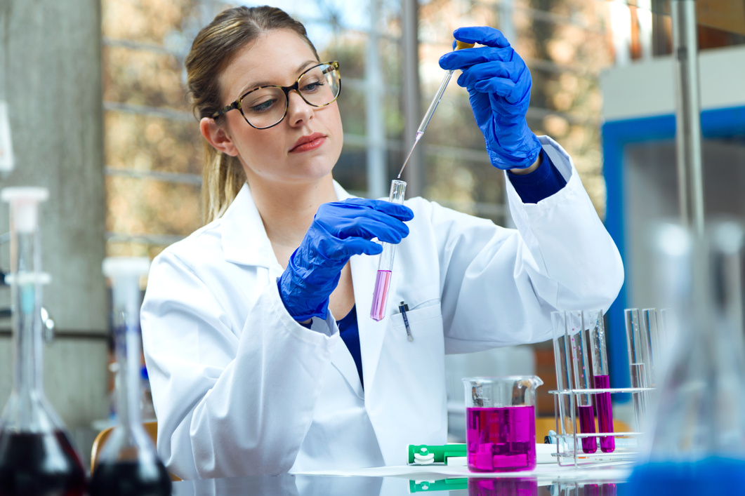 Scientist in laboratory